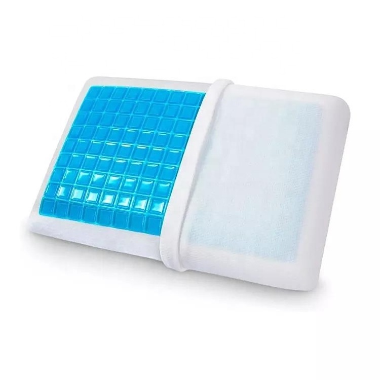 orthopedic cooling gel memory foam sleeping pillow pillows gel memory foam pillows on sale hot