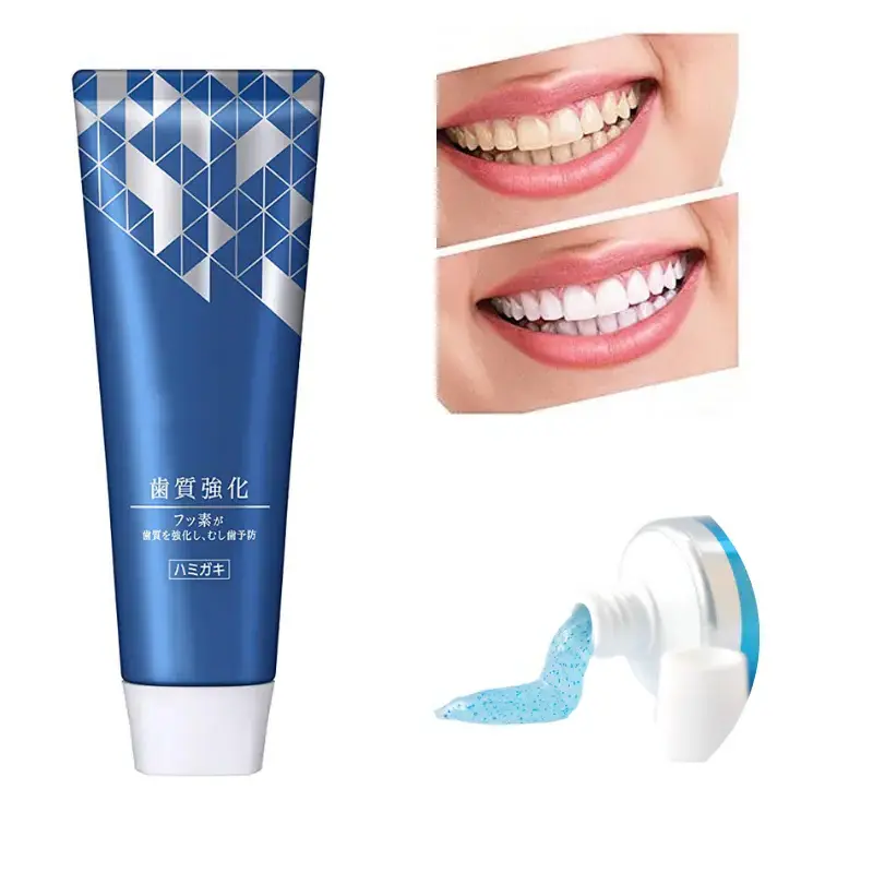 Free Samples Customize Logo Natural Herbal Teeth Whitening Bamboo Charcoal Black Carbon Toothpaste Rich in Herbal Essence