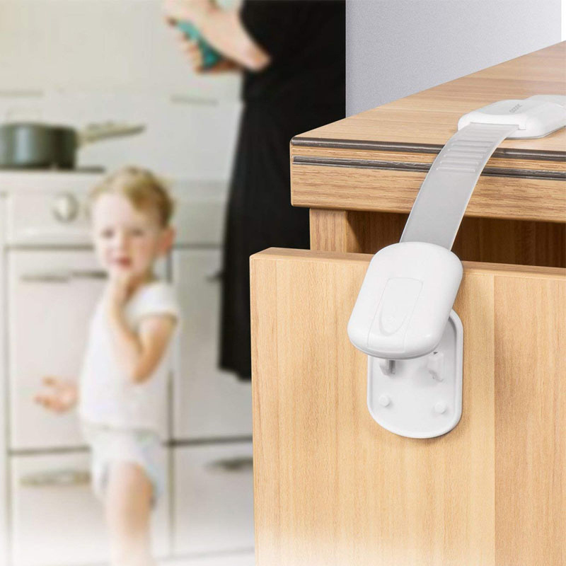 Customized Baby New Arrivals Adjustable Drawer Cupboard Fridge Cabinet Lock Child Safety  Locks