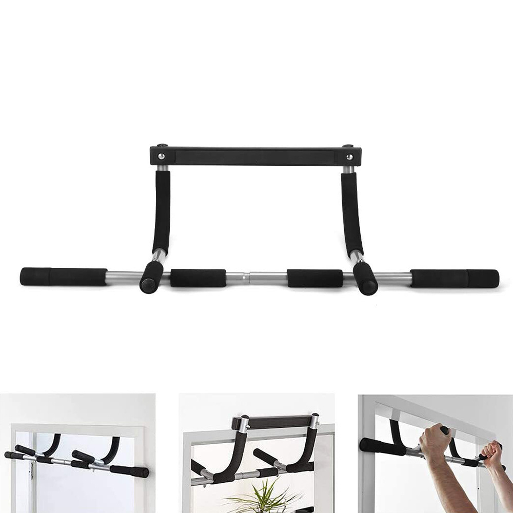 Innstar Gym Strength Training Horizontal Pull-Up Bars Steel for Home Exercises Wall Mounted Pull Up Bar Chin Up Bar