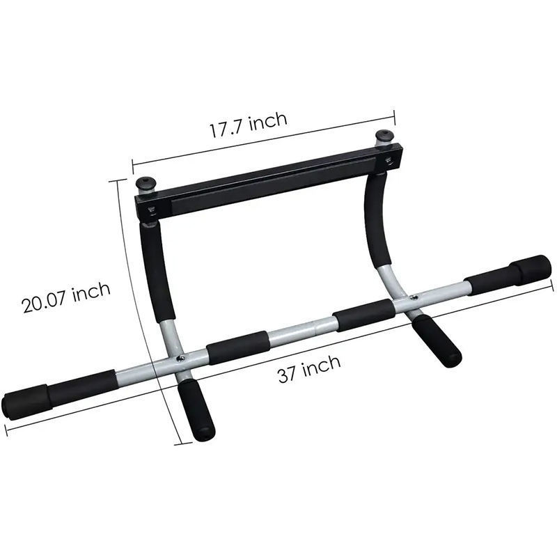 Innstar Gym Strength Training Horizontal Pull-Up Bars Steel for Home Exercises Wall Mounted Pull Up Bar Chin Up Bar