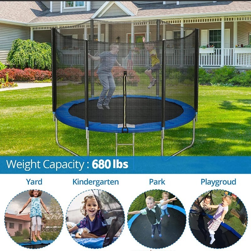 Innstar Safety Enclosure Jumping Trampoline Outdoor Kids Adultos 5ft 10ft 16ft Trampoline Big Size Rebound Fitness Trampolines