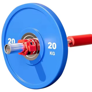 JIKE Free combination weight barbell with spring lock for home gym strength training and weight lifting, unisex, color blue