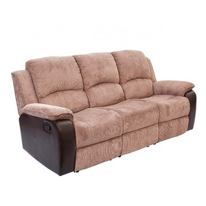 Geeksofa 3 Seater Loveseat Fabric 2 Seater Manual Motion Recliner Sofa Set Reclinable With Massage Function For Living Room