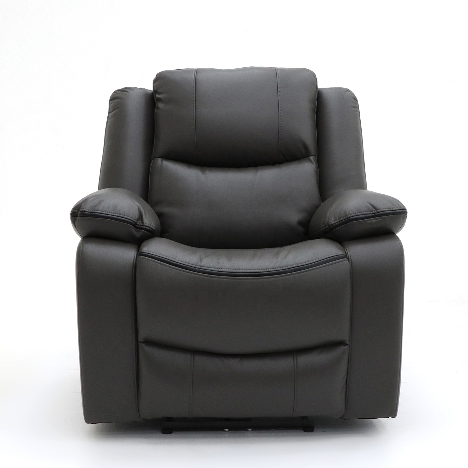 Geeksofa 3+2+1 Modern Air Leather Power Electric Motion Recliner Sofa Set with Console and Massage for Living Room Furniture