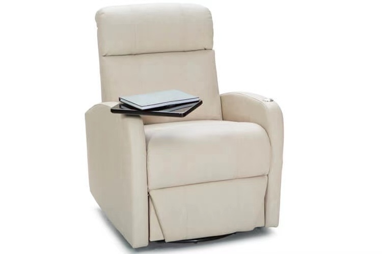 Geeksofa Moden Living Room Swivel RV Recliner Chair with Power  Adjustable Headrest