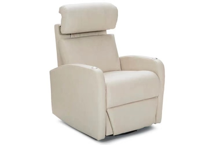 Geeksofa Moden Living Room Swivel RV Recliner Chair with Power  Adjustable Headrest