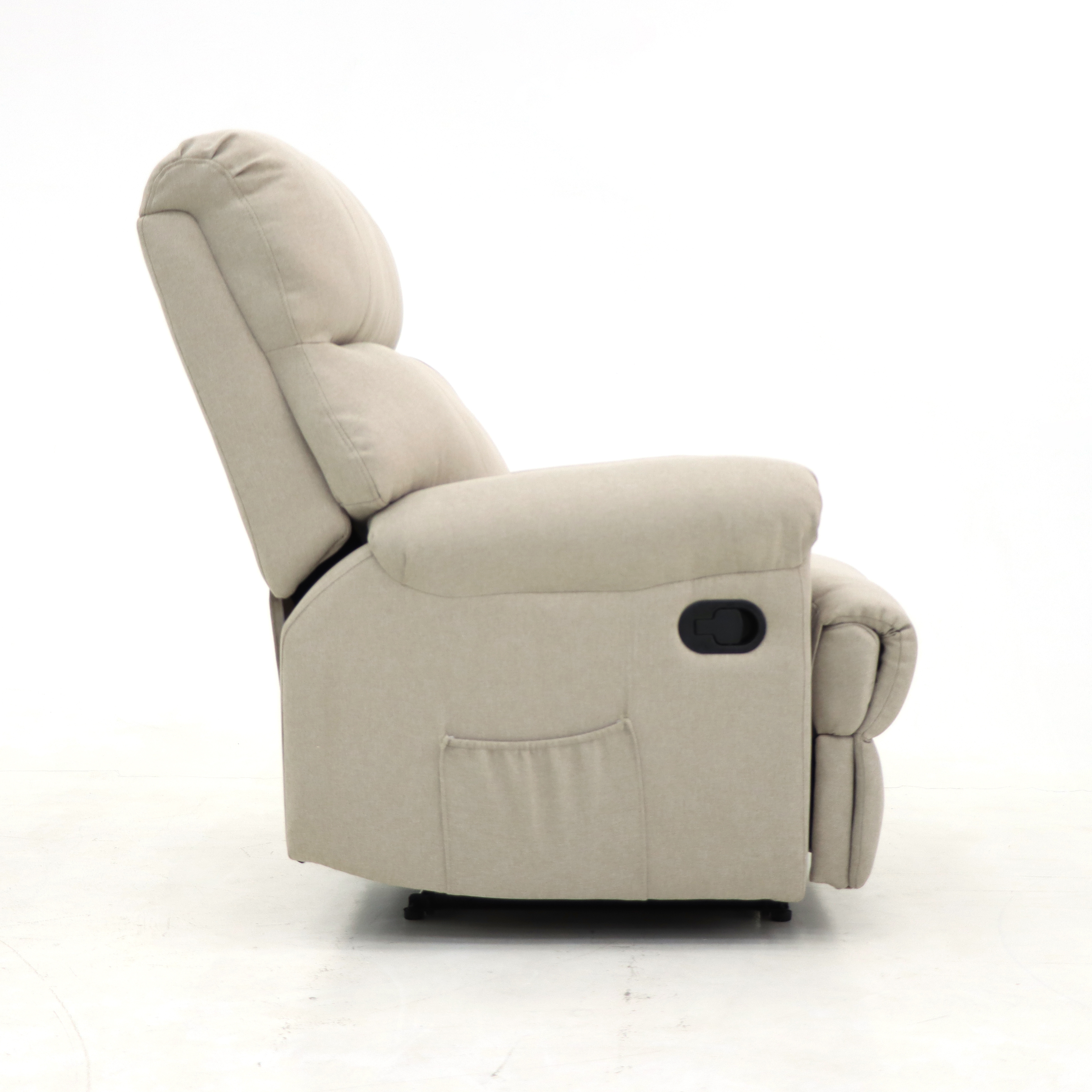 Geeksofa Lazy Boy Modern Microfiber Fabric Manual Recliner Chair With Recliner Function For The Living Room