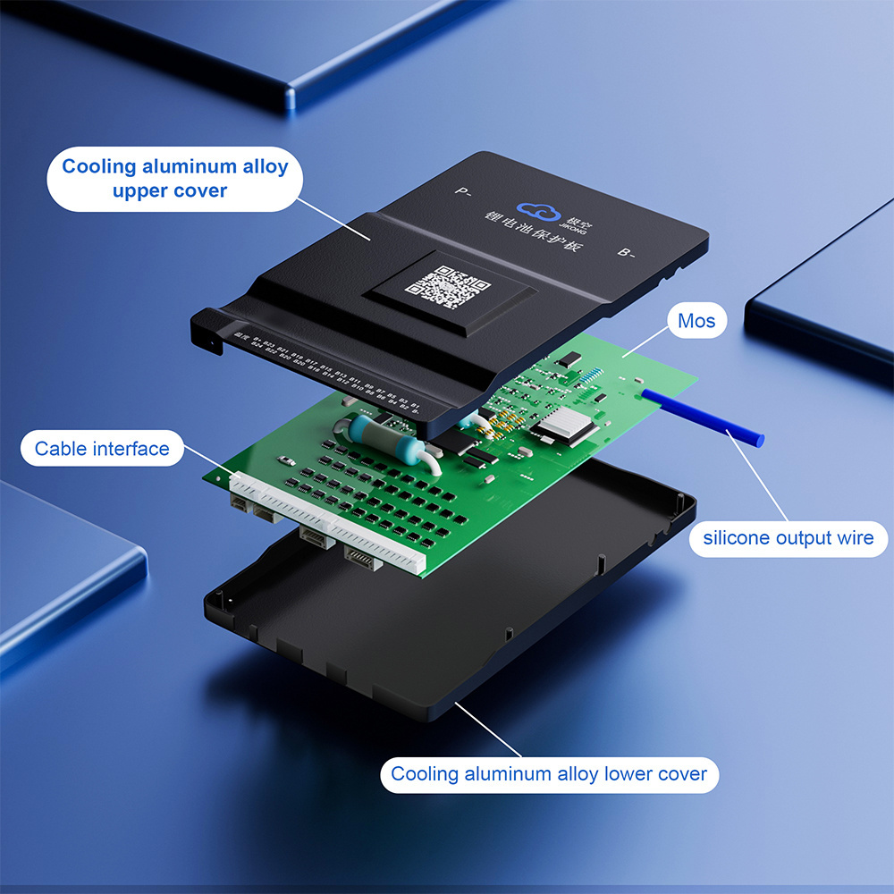 JiKong BMS Bt Smart Bms With Active Balance BD6A20S15P Lifepo4 Li-Ion Lto Battery battery management system  Rs485 Uart Inverter