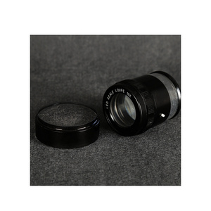 Ge Si ZnSe MgF2 90mm optical achromatic cemented spherical lens for fluorescence microscopy