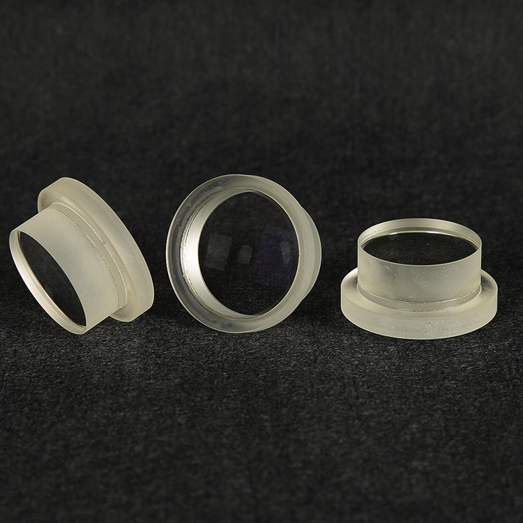 Ge Si ZnSe MgF2 90mm optical achromatic cemented spherical lens for fluorescence microscopy