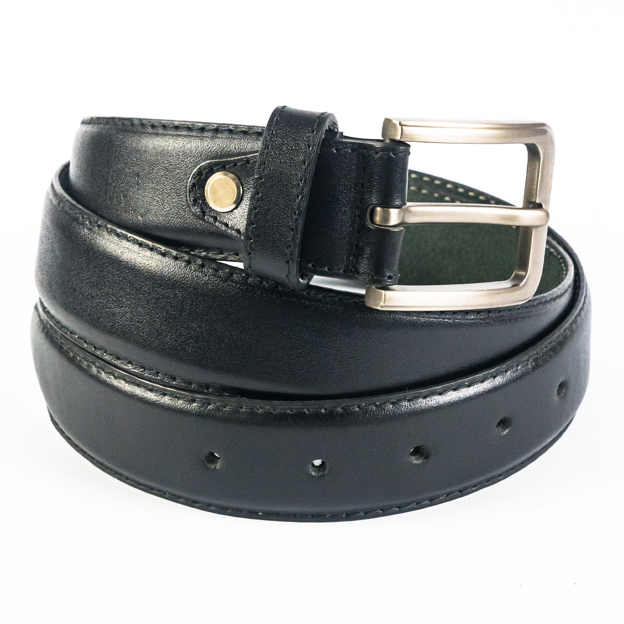 Plain Men Leather Belt Mans Genuine Leather Belt Business Suit Luxury Adjustable Leather Belt For Men