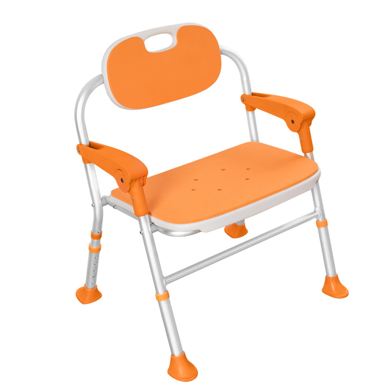 Medical Metal Aluminum Adjustable Shower Chair  disabled chair for Elderly