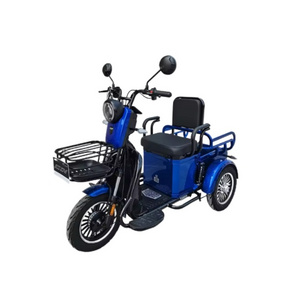 Electric Three Wheeler Scooter Passenger Tricycle Scooter with Back Seat for Adults