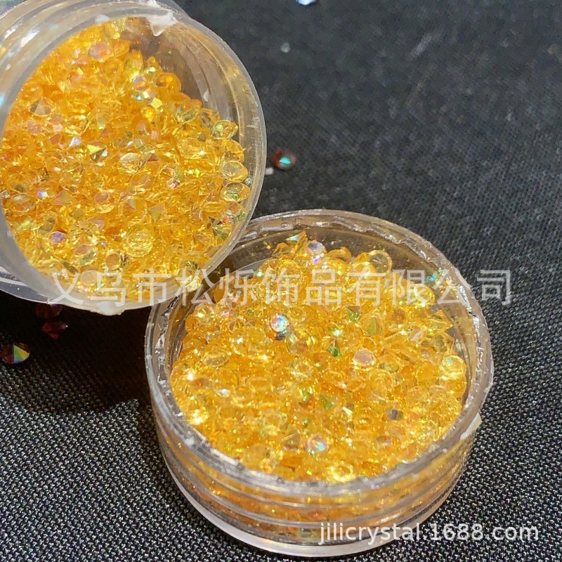 Wholesale Unique Craft Beads Coloured Gradient Rhinestones Bulk Diy Accessories Glass Rhinestones