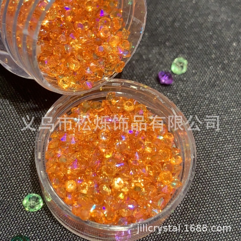 Wholesale Unique Craft Beads Coloured Gradient Rhinestones Bulk Diy Accessories Glass Rhinestones