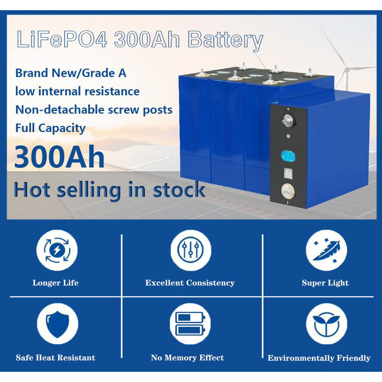 High Quality  3.2V  48V 300 Ah Prismatic cell electric truck  LiFePo4 solar Lithium Ion Batteries