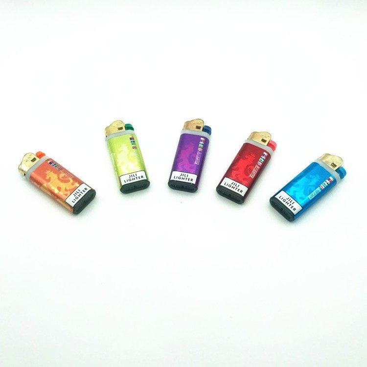 Customized Sticker Wrapper High Quality Flint Lighter for Lit Cigarette