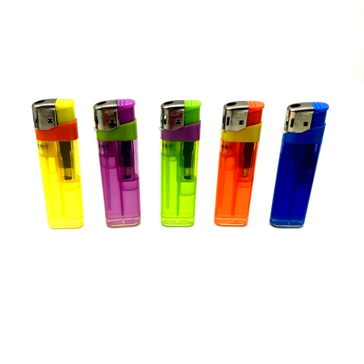 Foggy Color Electric Lighter Encendedor Electrico for Smoking Use Camping Lighter BBQ