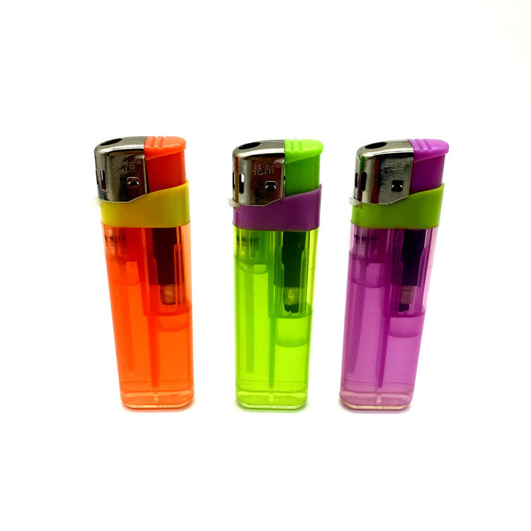 Foggy Color Electric Lighter Encendedor Electrico for Smoking Use Camping Lighter BBQ