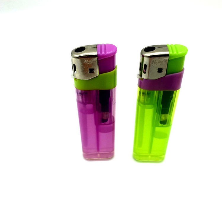 Foggy Color Electric Lighter Encendedor Electrico for Smoking Use Camping Lighter BBQ