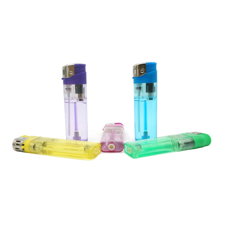 Hot Sale Shaodong Lighter Factory Directly Selling Transparent Lighter Bulk Lighter