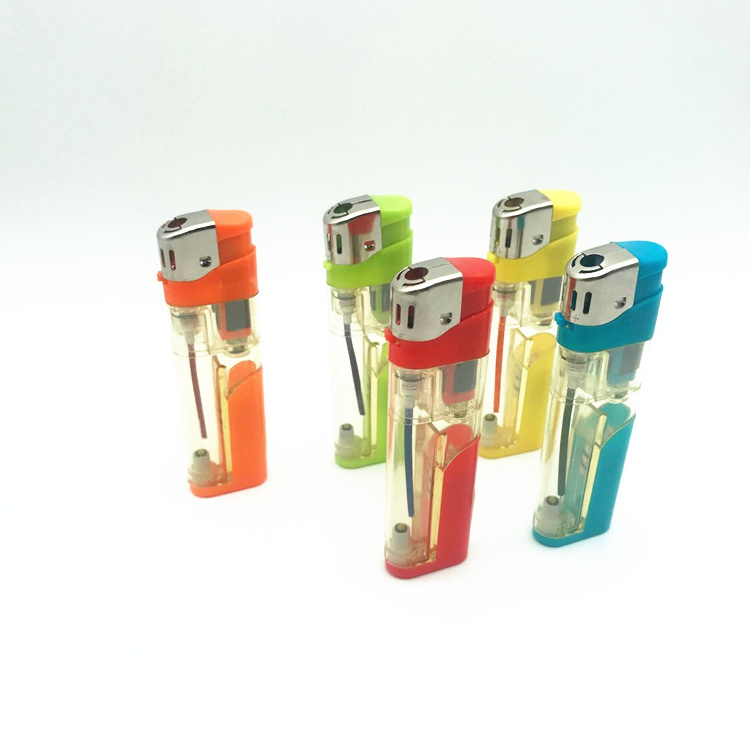 New Trending Popular custom logo  cigarette gas led electric Lighter  wiht torch