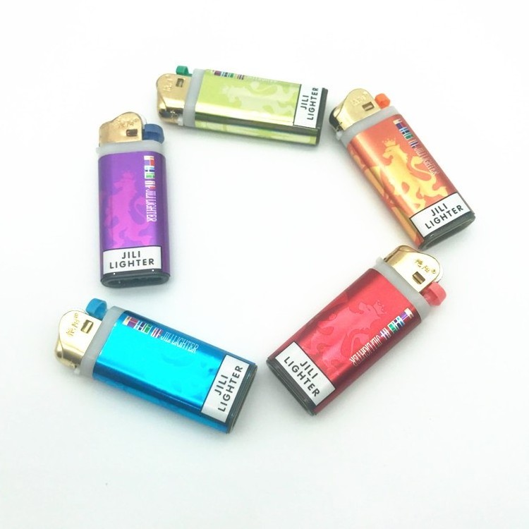 Customized Sticker Wrapper High Quality Flint Lighter for Lit Cigarette