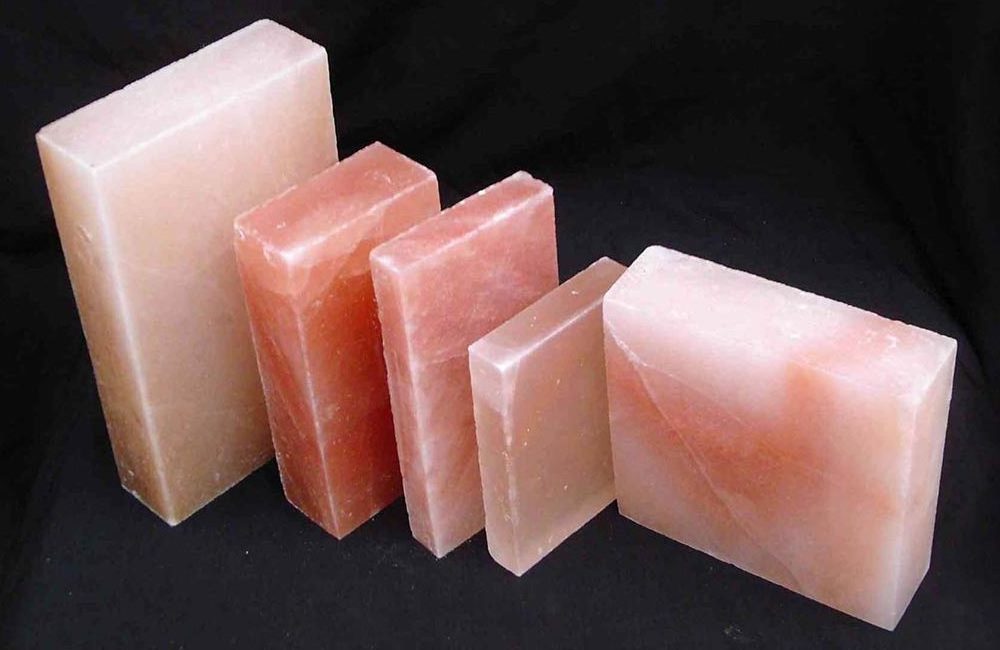 Wholesale  Himalayan natural Salt room wall blocks Brick Himalayan Salt Tiles Himalayan Salt Bricks