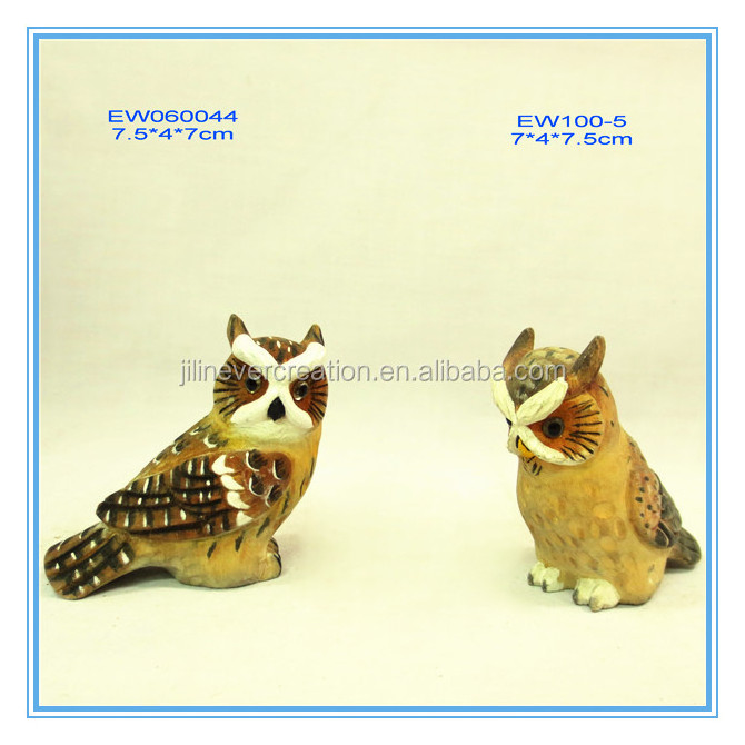 new arrival wooden craft owl