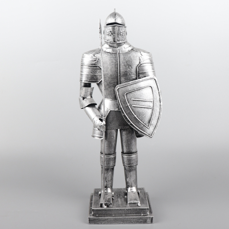 H 40cm antique medieval armor medieval knight armour model