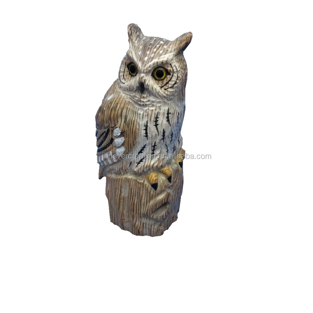 new arrival wooden craft owl