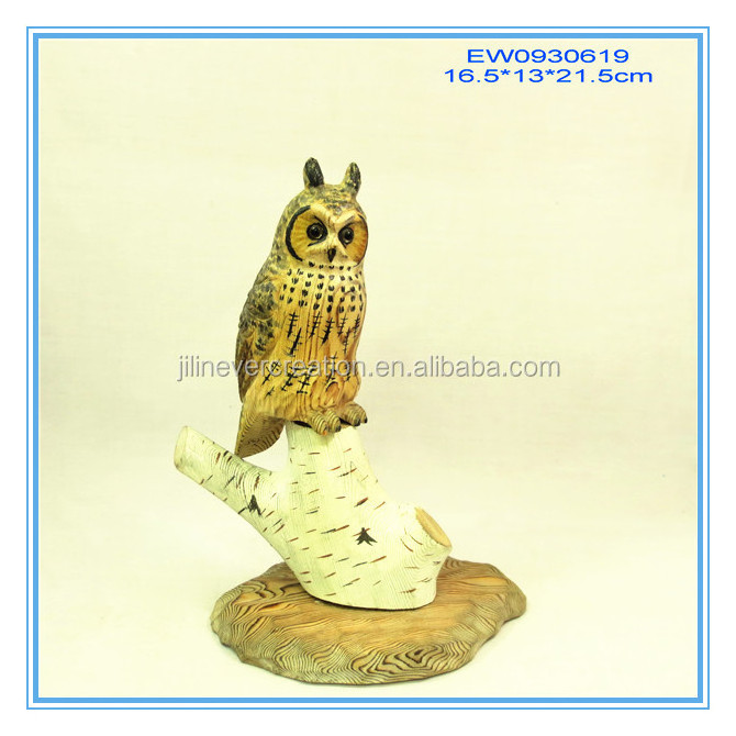 new arrival wooden craft owl