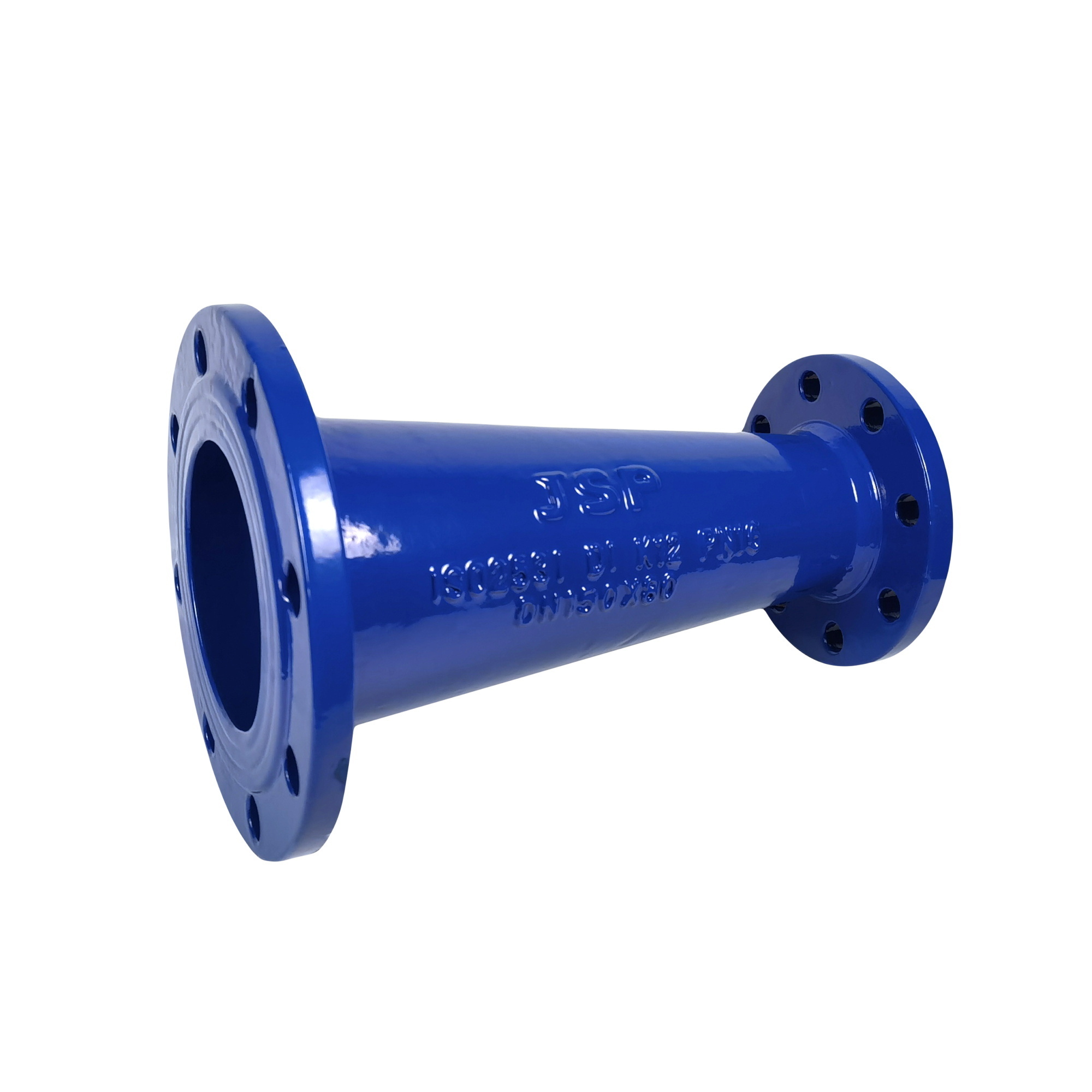 JSP Flanged Reducer/Taper Epoxy Coating Pipe Fitting Liquid Epoxy Coating Pipe Fittings Ductile Iron Pipe Fittings