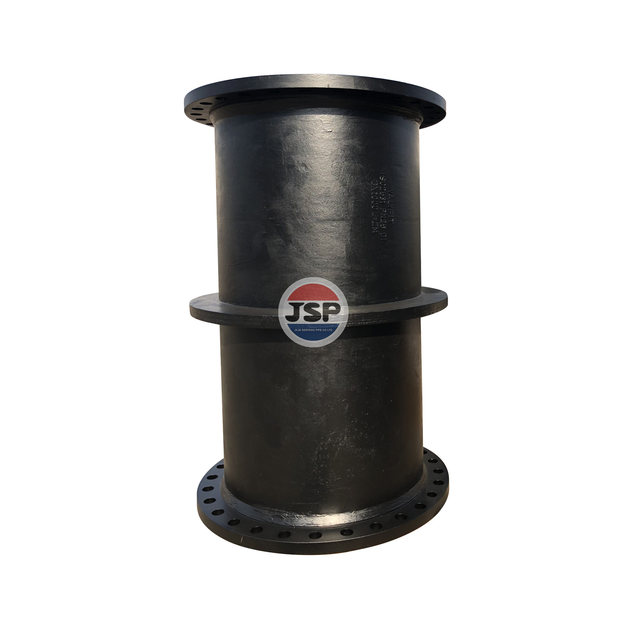 JSP PN10/16/25 ISO2531 DI Flanged Pipe Fittings Ductile Iron Double Flange Pipe With Puddle Flange Made In China