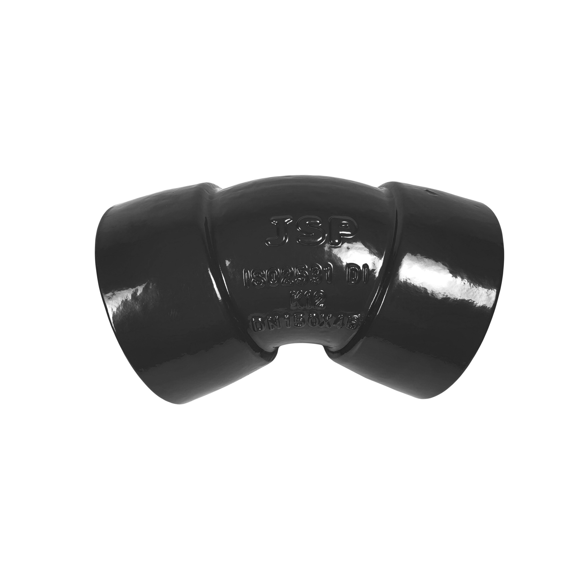 JSP ISO2531 DI Ductile Cast Iron Pipe Fittings Double Socket 90/45/22.5/11.25 Degree Bend/Elbow For Water Pipe