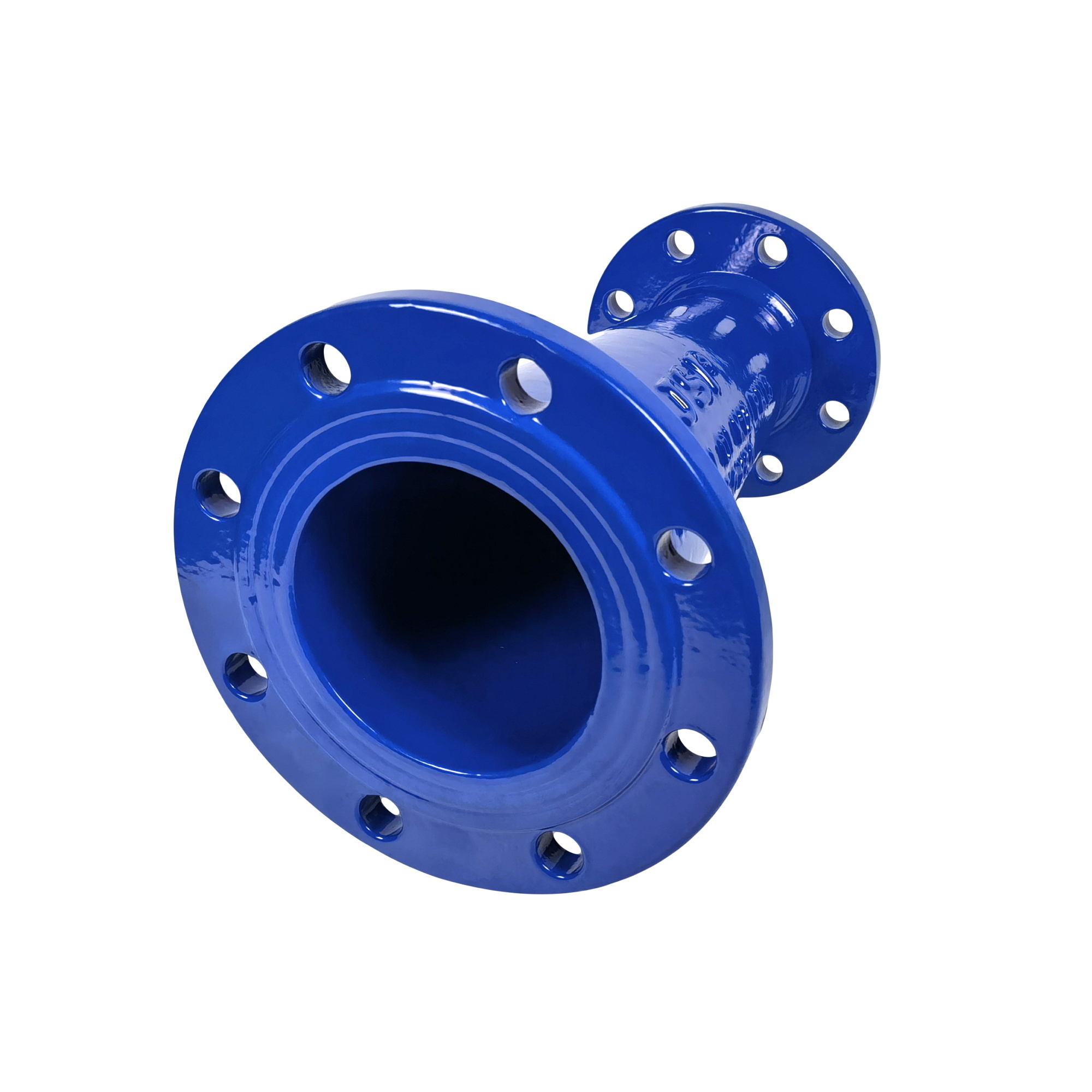 JSP Ductile Iron Pipe Fitting Double Flanged Taper Epoxy Coating Pipe Fitting Liquid Epoxy Coating Pipe Fittings