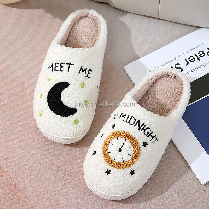 hot anti slip warm furry fleece unisex plush slippers fuzzy house slippers plush faux fur fluffy