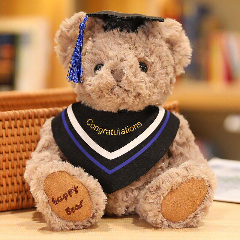 wholesale graduation teddy bear cute custom plush toy stuffed animal for gifts