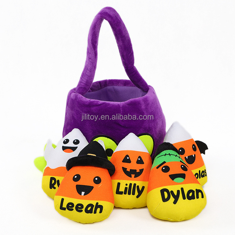 wholesale custom design stuffed animal halloween plush toys small bat monster set plush doll maker