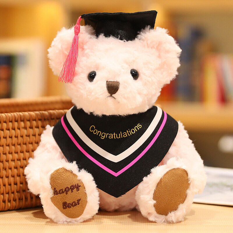 wholesale graduation teddy bear cute custom plush toy stuffed animal for gifts