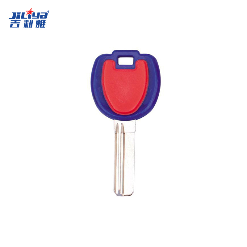 Jiliya Hot Sale Custom Durable Plastic Handle Brass Door Household Key Blank