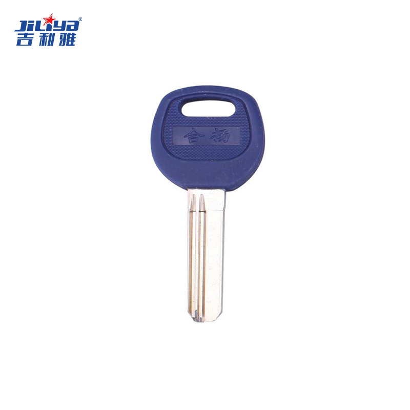 Jiliya Hot Sale Custom Durable Plastic Handle Brass Door Household Key Blank