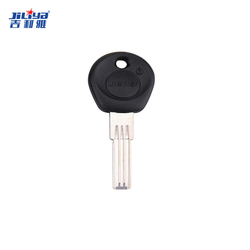 Jiliya Hot Sale Custom Durable Plastic Handle Brass Door Household Key Blank