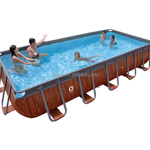 Jilong Avenli 17824EU Family swimming pool  large portable Rectangular Frame Pool Above ground Grain Pool