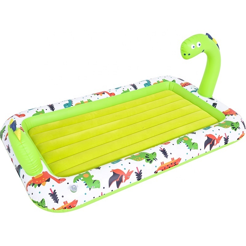 Jilong Avenli 24024 Flocked Dinosaur Kids Bed 140cmx83cmx58cm Airbed Inflatable Flocked air bed airbed with pump