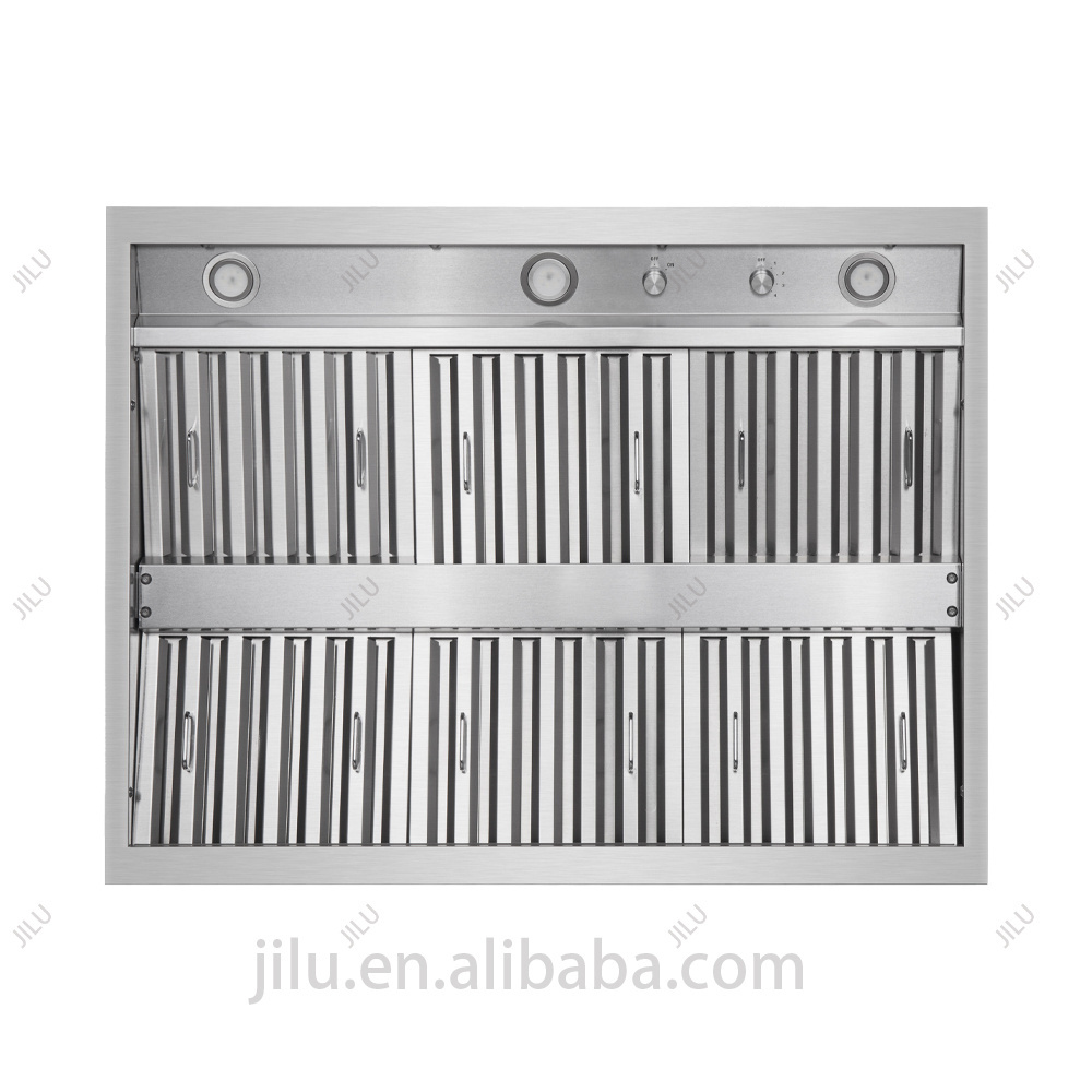 Exhaust Fan Kitchen Range Hood BBQ Stainless Steel 60