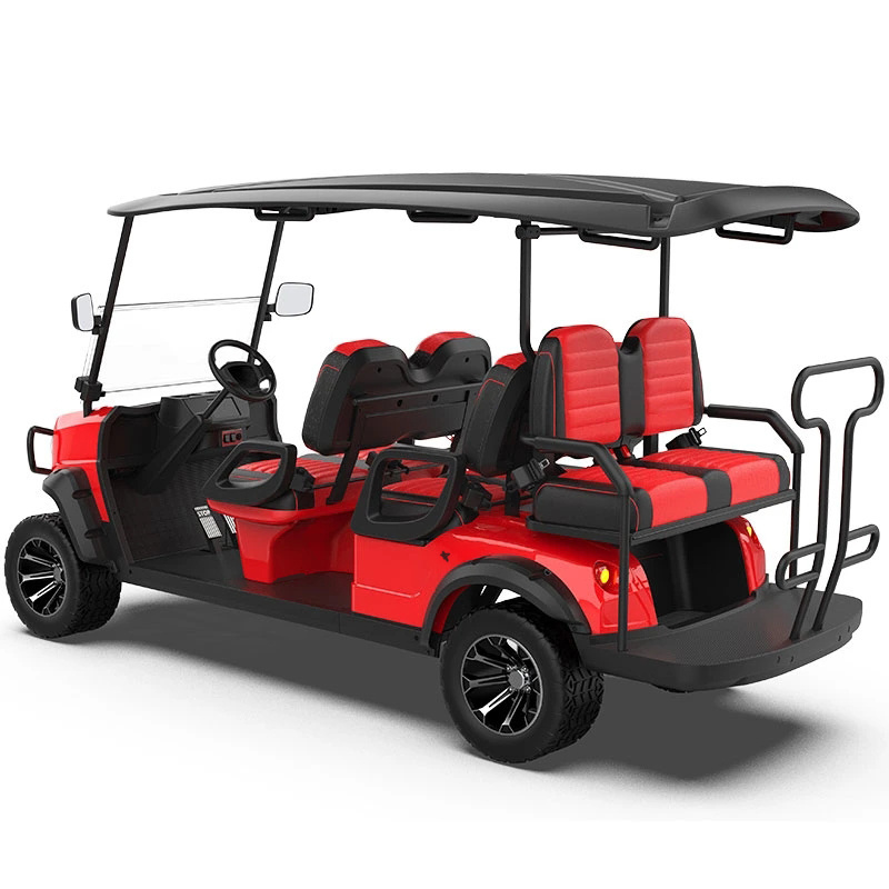 Customizable 72v Electric Golf Carts 6 Seats Off-Road Powered Vehicle 48v/12v Equipped Position 2/4 Seater Electric Buggy