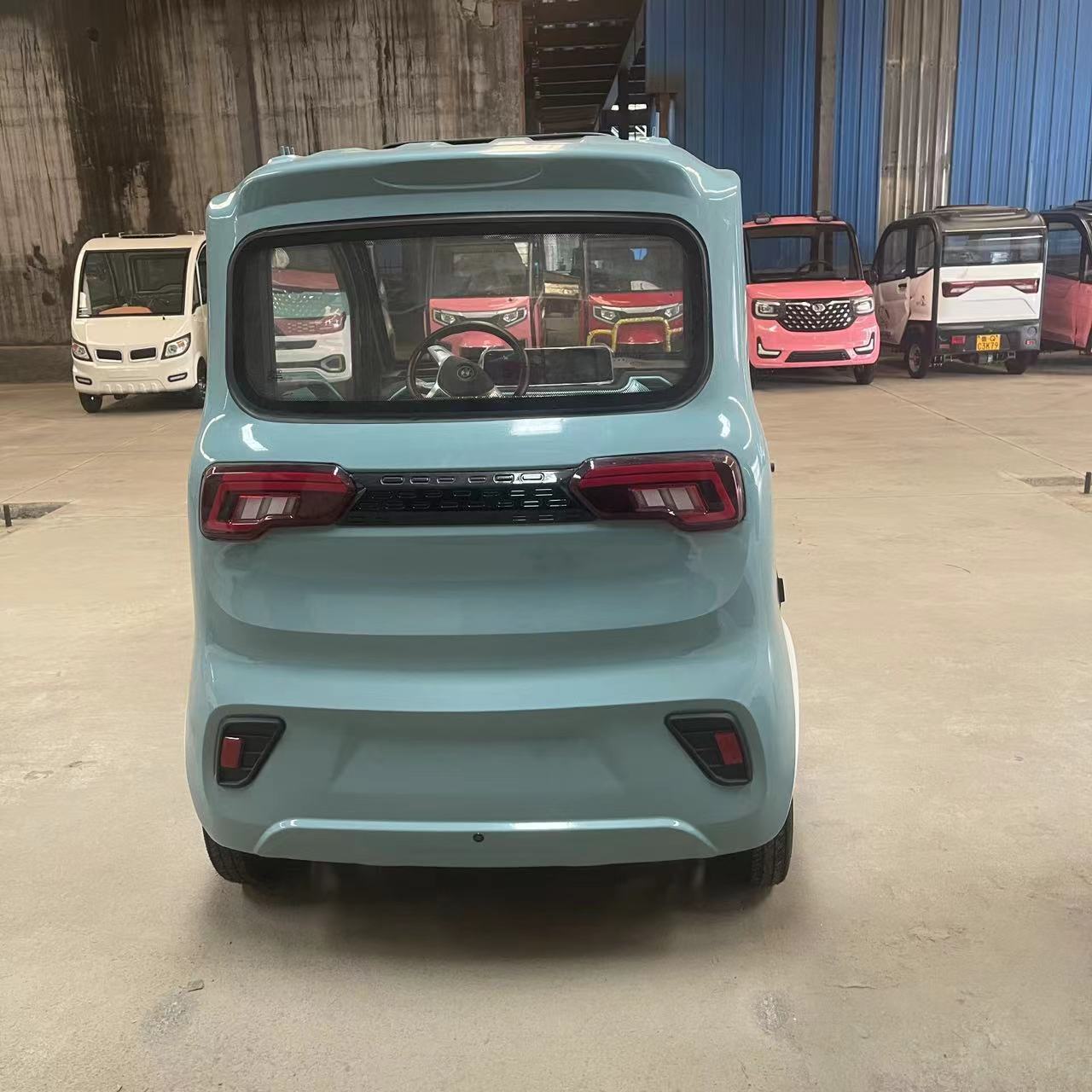 Hot vehicle big motor luxury interior long range electric mini car 4 seats electric mini car new energy electric