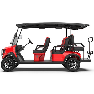 Customizable 72v Electric Golf Carts 6 Seats Off-Road Powered Vehicle 48v/12v Equipped Position 2/4 Seater Electric Buggy